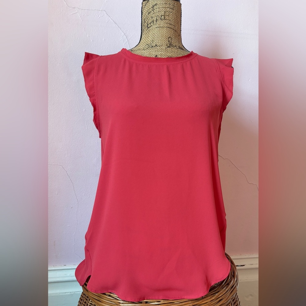 LOFT Coral Sleeveless Tank Top